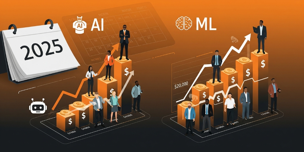 Salary comparison between AI engineers and ML engineers in 2026