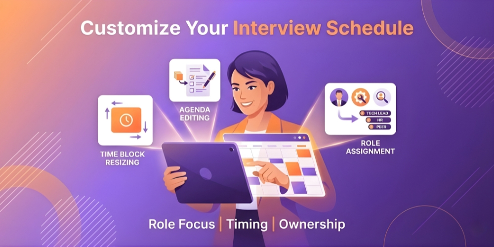 Tips for customising interview schedules effectively