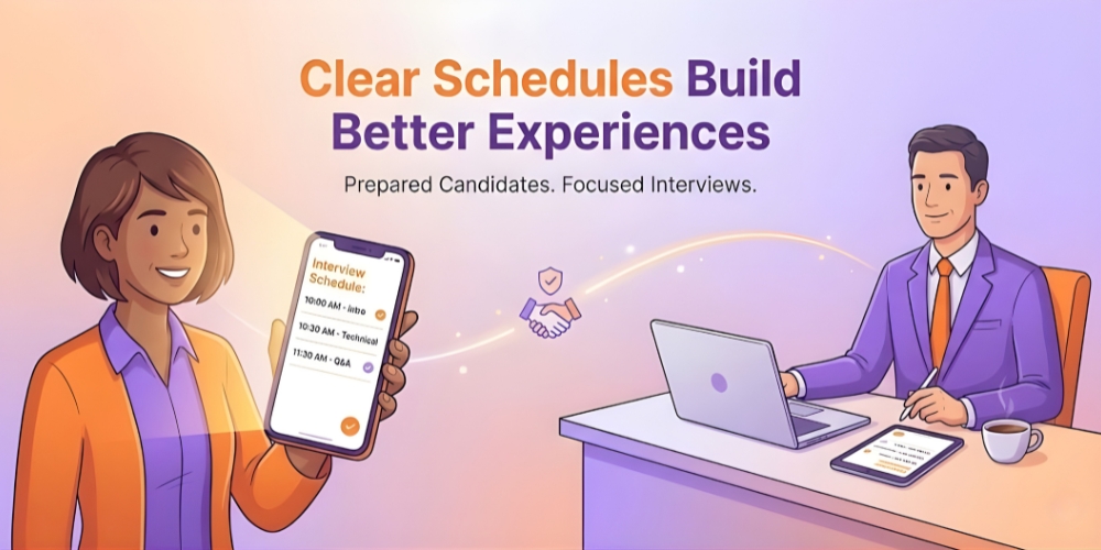 Interview scheduling and candidate experience