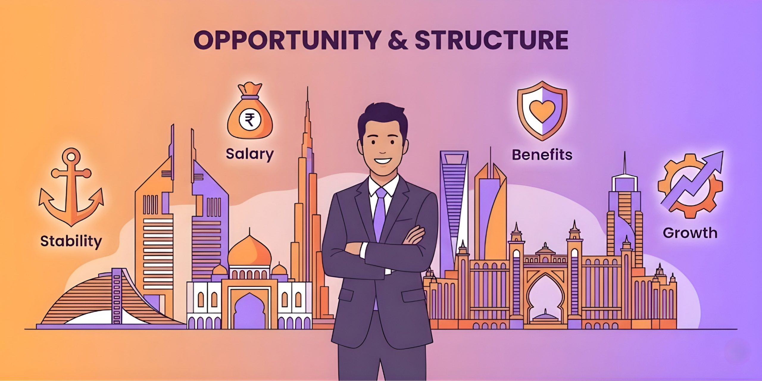 UAE government job market structure