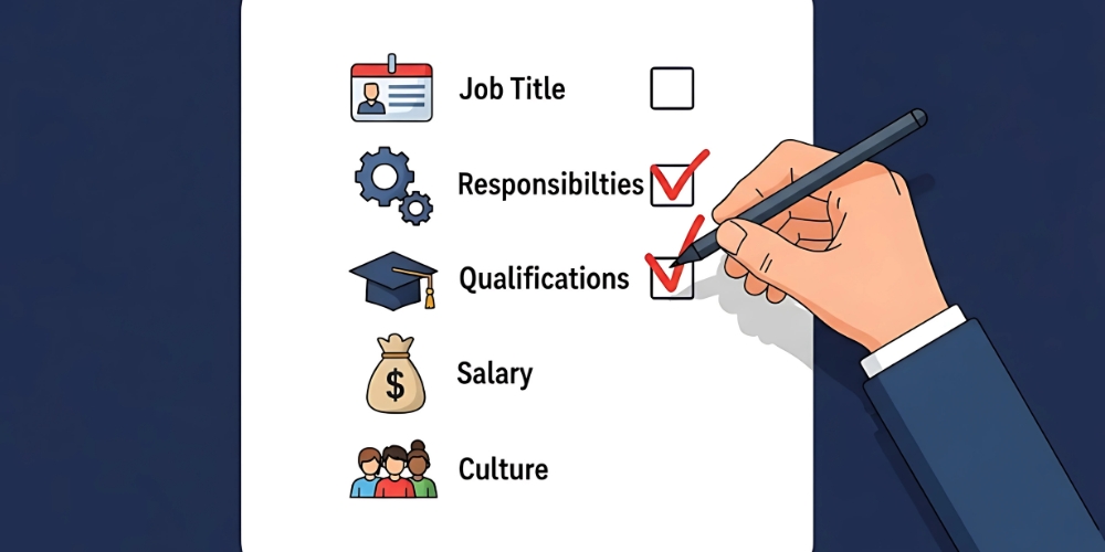 Core elements of an effective job description