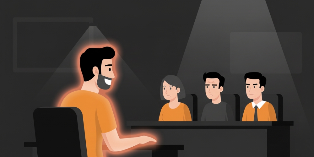 Techniques for staying composed during a panel interview