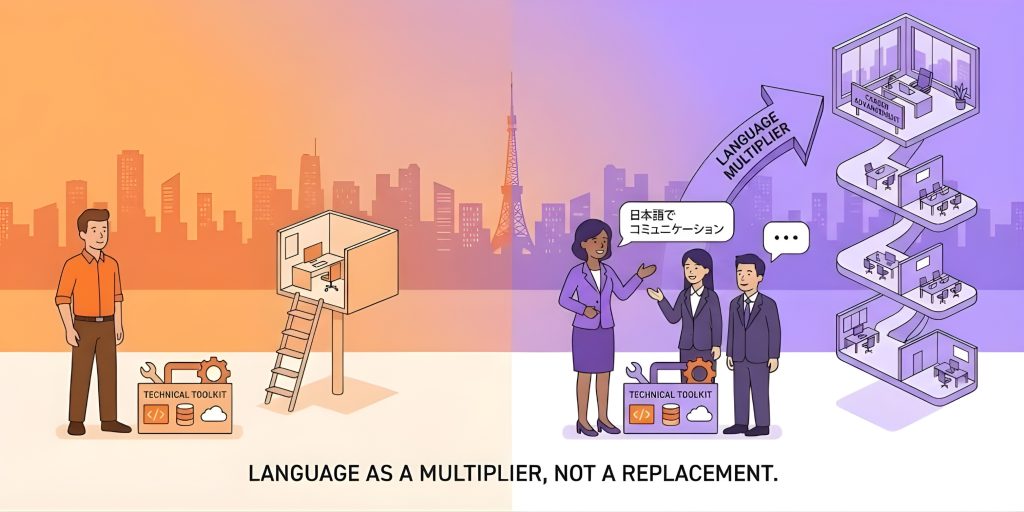 Bilingual multiplier