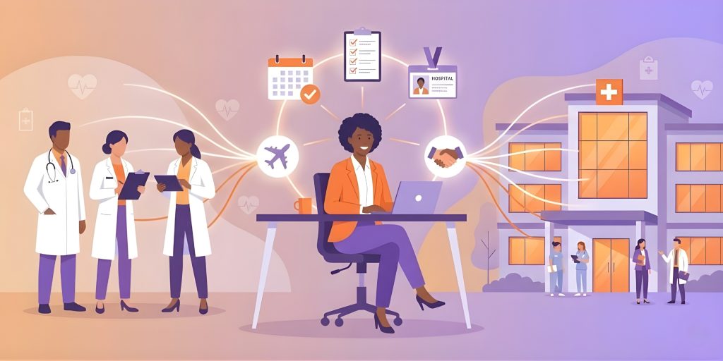 Core responsibilities of a physician recruiter across the hiring cycle