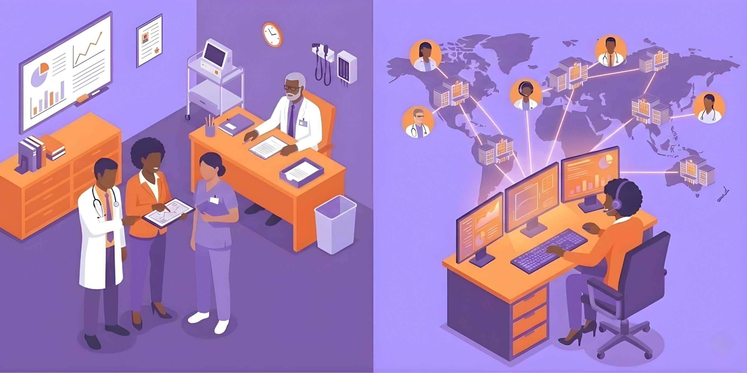 The structural differences between in-house and agency physician recruiters